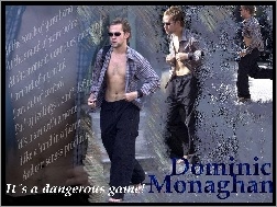 okulary, Dominic Monaghan, rozpięta koszula
